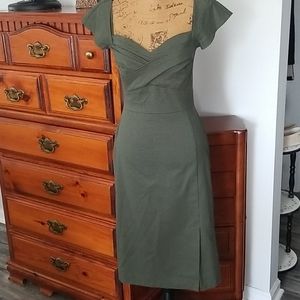 Stop staring houndstooth dress